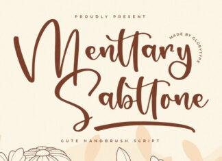Menttary Sabttone Font