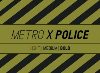 Metro Police Font