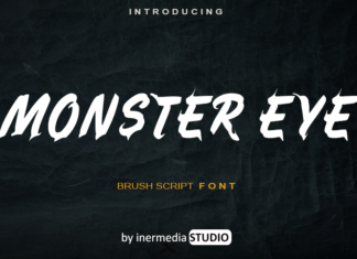 Monster Eye Font