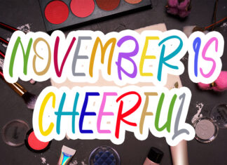November Is Cheerful Font