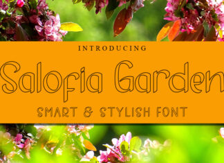 Salofia Garden Font