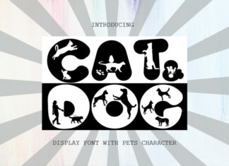 Cat And Dog Font