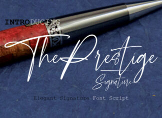 The Prestige Script Font