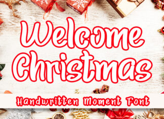 Welcome Christmas Typeface