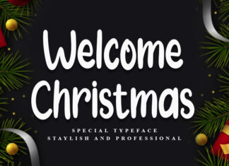 Welcome Christmas Display Font