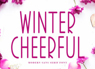 Winter Cheerful Font