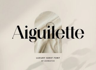 Aiguilette Font