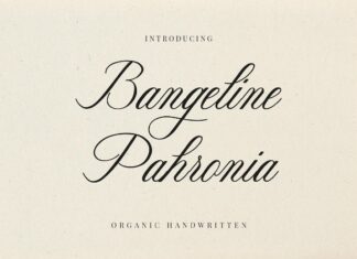 Bangeline Pahronia Font