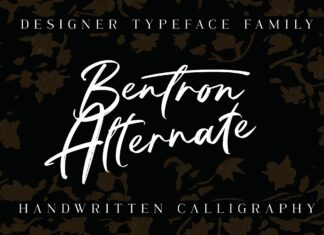 Bentron Alternate Font