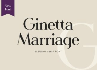 Ginetta Marriage Font