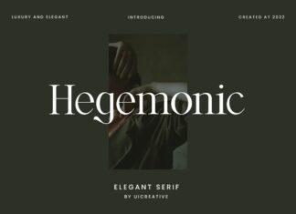 Hegemonic Font