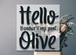 Hello Olive Typeface