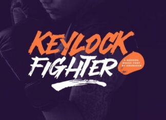Keylock Fighter Font