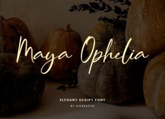 Maya Ophelia Font