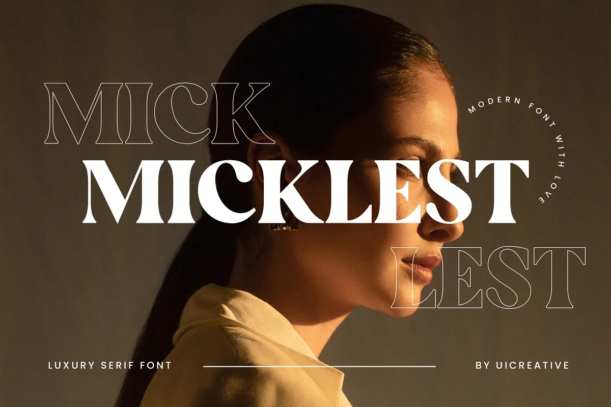Micklest Font preview image 1