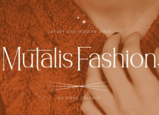Mutalis Fashion Font