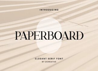 Paperboard Font