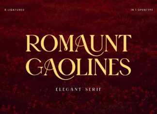Romaunt Gaolines Font