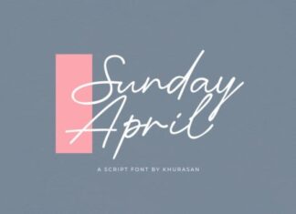 Sunday April Font