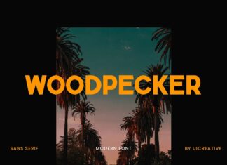 Woodpecker Font