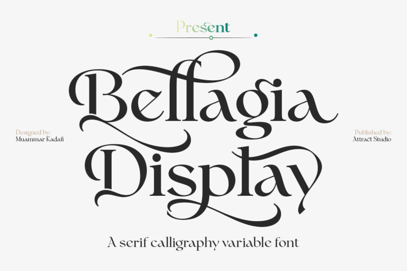 Bellagia Display Font - Download Free Font