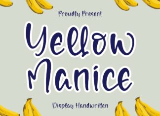 Yellow Manice Font