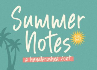 Summer Notes Font
