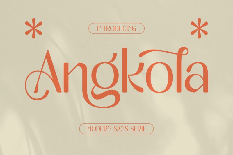 Angkola Typeface