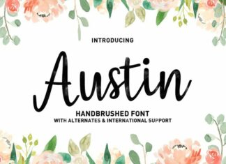 Austin Script Font