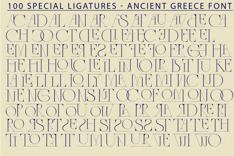 Ancient Geek Font