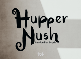 Hupper Nush Font