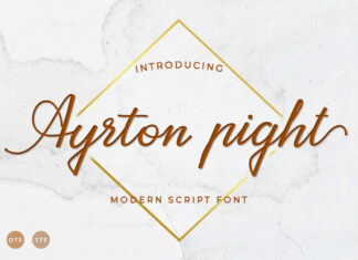 Ayrton Pight Font