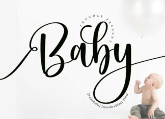 Baby Script Typeface