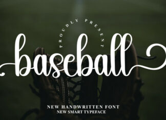 Baseball Typeface