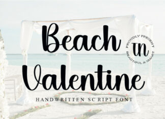Beach Valentine Font