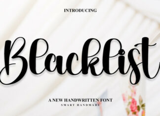 Blacklist Typeface