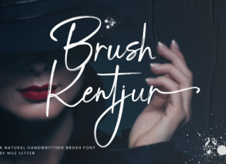 Brush Kentjur Font