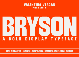 Bryson - Bold Typeface