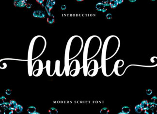 Bubble Script Typeface