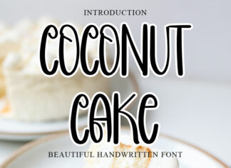 Coconut Cake Font