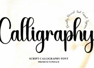 Calligraphy Script Typeface