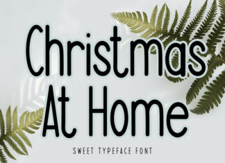 Christmas At Home Font
