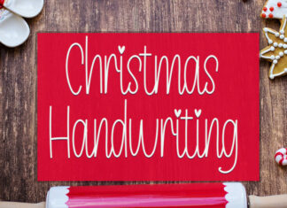 Christmas Handwriting Typeface
