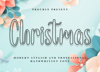 Christmas Display Typeface
