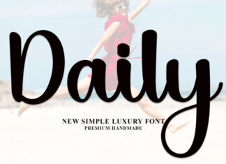 Daily Script Typeface