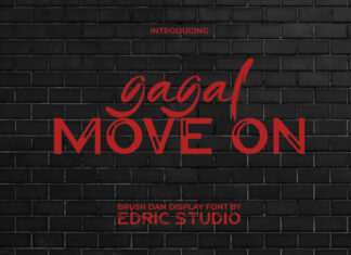 Gagal Move on Font
