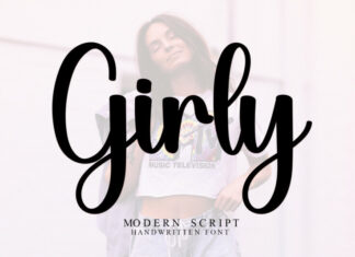 Girly Script Typeface
