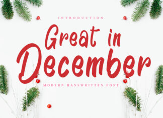 Great in December Font