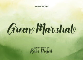 Green Marshal Font