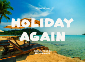 Holiday Again Font